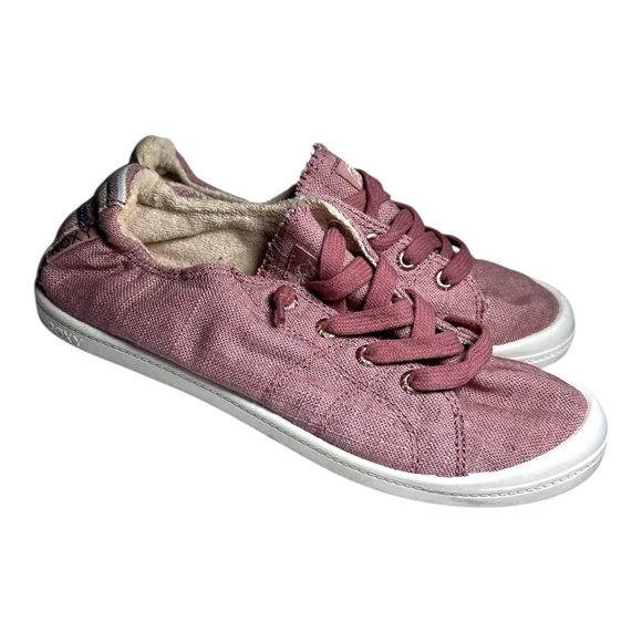 Roxy Women’s Casual Sneakers - Dusty Rose Pink - Size 7 - Picture 2 of 8
